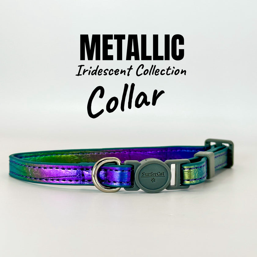 Iridescent Collection- sold separately Hands Free Leash, Escape Proof Harness & collars