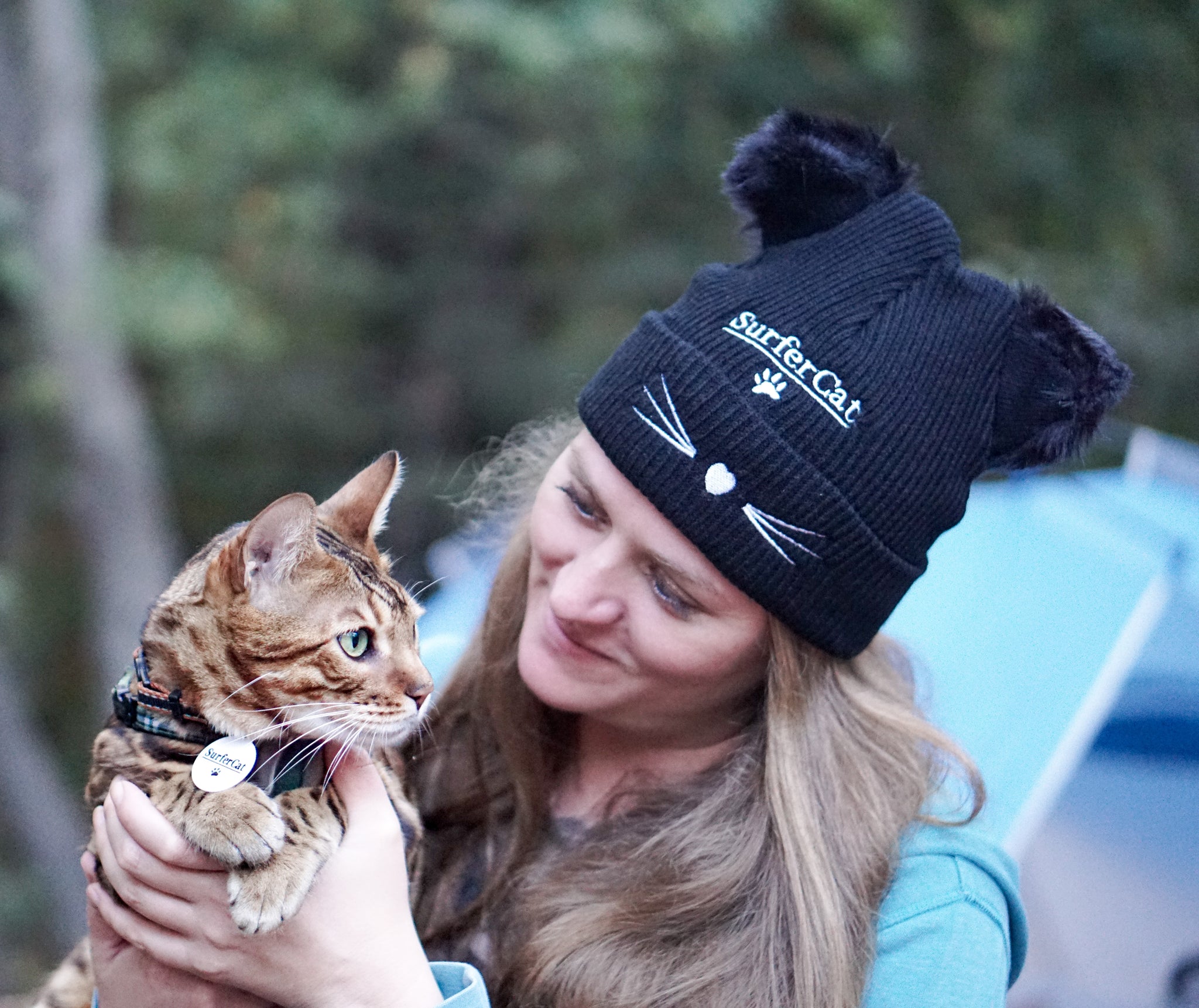 2点セット 25AW MARK&LONA Furry Cat Beanie Hats – SurferCat
