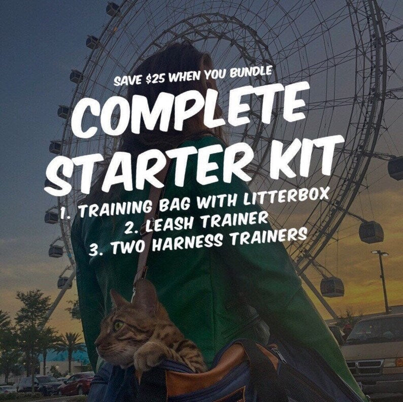 Complete Starter Kit - Cat Travel Bag